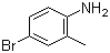 4-Bromo-2-methylaniline molecular structure (CAS 583-75-5)