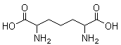 2,6-Diaminoheptanedioic acid molecular structure (CAS 583-93-7)