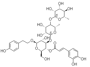 结构式 CAS# 583058-07-5, 粗壮女贞苷 N