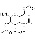 structure of CAS# 58484-22-3, 2,3,4,6-Tetra-O-acetyl-beta-D-galactopyranosylamine