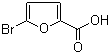 结构式 CAS# 585-70-6, 5-溴-2-糠酸; 5-溴-2-呋喃甲酸