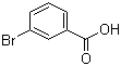 结构式 CAS# 585-76-2, 3-溴苯甲酸; 间溴苯甲酸