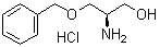 结构式 CAS# 58577-95-0, (R)-2-氨基-3-(苄氧基)-1-丙醇盐酸盐