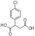2-(4-Chlorophenyl)succinic acid molecular structure (CAS 58755-91-2)