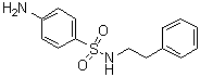 结构式 CAS# 587850-67-7, 4-氨基-N-(2-苯基乙基)苯磺酰胺