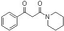 1-苯基-3-(1-哌啶基)-1,3-丙二酮分子结构 (CAS 58792-29-3)
