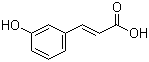 结构式 CAS# 588-30-7, 3-羟基肉桂酸