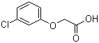 结构式 CAS# 588-32-9, 间氯苯氧乙酸; 3-氯苯氧乙酸