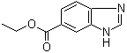 structure of CAS# 58842-61-8, 1H-Benzimidazole-6-carboxylic acid ethyl ester;Ethyl 1H-benzimidazole-5-carboxylate