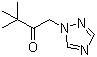 结构式 CAS# 58905-32-1, 3,3-二甲基-1-(1H-1,2,4-三唑-1-基)丁-2-酮