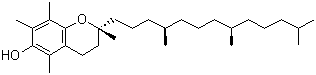 Vitamin E molecular structure (CAS 59-02-9)