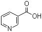 结构式 CAS# 59-67-6, 烟酸