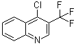 structure of CAS# 590371-93-0, 4-Chloro-3-(trifluoromethyl)quinoline