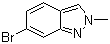 structure of CAS# 590417-95-1, 6-Bromo-2-methyl-2H-indazole
