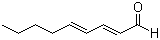 (E,E)-2,4-壬二烯醛分子结构 (CAS 5910-87-2)