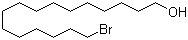 structure of CAS# 59101-28-9, 16-Bromohexadecanol;16-Bromo-1-hexadecanol; 16-Bromohexadecan-1-ol