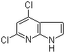 structure of CAS# 5912-18-5, 4,6-Dichloro-7-azaindole;4,6-Dichloro-1H-pyrrolo[2,3-b]pyridine