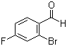 structure of CAS# 59142-68-6, 2-Bromo-4-fluorobenzaldehyde