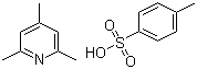 structure of CAS# 59229-09-3, 2,4,6-Trimethylpyridinium 4-methylbenzenesulfonate;2,4,6-Trimethylpyridinium p-toluenesulfonate