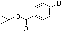 结构式 CAS# 59247-47-1, 4-溴苯甲酸叔丁酯