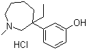 Meptazinol hydrochloride molecular structure (CAS 59263-76-2)