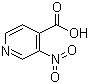 structure of CAS# 59290-82-3, 3-Nitroisonicotinic acid;3-Nitro-4-pyridinecarboxylic acid; 3-Nitropyridine-4-carboxylic acid
