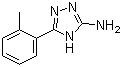 结构式 CAS# 59301-23-4, 5-(2-甲基苯基)-4H-1,2,4-三唑-3-胺
