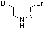 3,4-Dibromopyrazole molecular structure (CAS 5932-18-3)