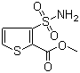 structure of CAS# 59337-93-8, Methyl 3-aminosulfonylthiophene-2-carboxylate