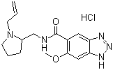 Alizapride hydrochloride molecular structure (CAS 59338-87-3)