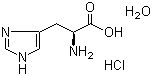 L-盐酸组氨酸一水物分子结构 (CAS 5934-29-2)