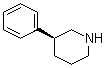 (S)-3-Phenylpiperidine molecular structure (CAS 59349-71-2)