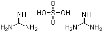 structure of CAS# 594-14-9, Guanidine sulfate;Bisguanidinium sulphate