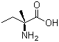 structure of CAS# 595-40-4, L-Isovaline;(S)-2-Amino-2-methylbutanoic acid