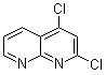 结构式 CAS# 59514-89-5, 2,4-二氯-1,8-萘啶