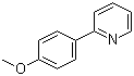 structure of CAS# 5957-90-4, 2-(4-Methoxyphenyl)pyridine;2-(p-Methoxyphenyl)pyridine