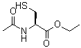 结构式 CAS# 59587-09-6, N-乙酰基-L-半胱氨酸乙酯