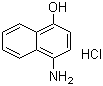 structure of CAS# 5959-56-8, 4-Amino-1-naphthol hydrochloride