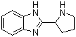结构式 CAS# 59592-35-7, 2-(吡咯烷-2-基)-1H-苯并咪唑