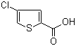4-氯噻吩-2-甲酸分子结构 (CAS 59614-95-8)