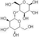 structure of CAS# 5965-66-2, beta-Lactose;Lactopress; Pharmatose DCL 21; Pharmatose DCL 40; beta-D-Lactose; beta-Lactose
