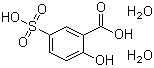 5-Sulfosalicylic acid dihydrate molecular structure (CAS 5965-83-3)