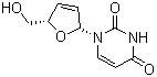 结构式 CAS# 5974-93-6, 2',3'-二脱氢-2',3'-二脱氧尿苷
