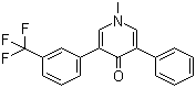 structure of CAS# 59756-60-4, Fluridone;1-Methyl-3-phenyl-5-(3-(trifluoromethyl)phenyl)-4(1H)-pyridinone