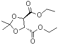 (R,R)-O,O-异亚丙基酒石酸二乙酯分子结构 (CAS 59779-75-8)