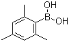 结构式 CAS# 5980-97-2, 2,4,6-三甲基苯硼酸