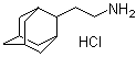 structure of CAS# 59807-55-5, Tricyclo[3.3.1.1(3,7)]decane-2-ethanamine hydrochloride