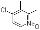 structure of CAS# 59886-90-7, 4-Chloro-2,3-dimethylpyridine 1-oxide;4-Chloro-2,3-dimethylpyridine N-oxide; NSC 275262