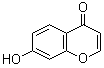 structure of CAS# 59887-89-7, 7-Hydroxy-4H-1-benzopyran-4-one;7-Hydroxy-4-chromone; 7-Hydroxy-4H-chromen-4-one; 7-Hydroxybenzopyran-4-one; 7-Hydroxychromone