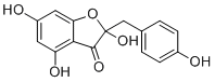 structure of CAS# 5989-16-2, Maesopsin;2,4,6-trihydroxy-2-[(4-hydroxyphenyl)methyl]-1-benzofuran-3-one